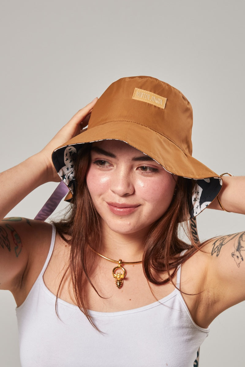 Sombrero Bucket Hat Corazón Estrellado