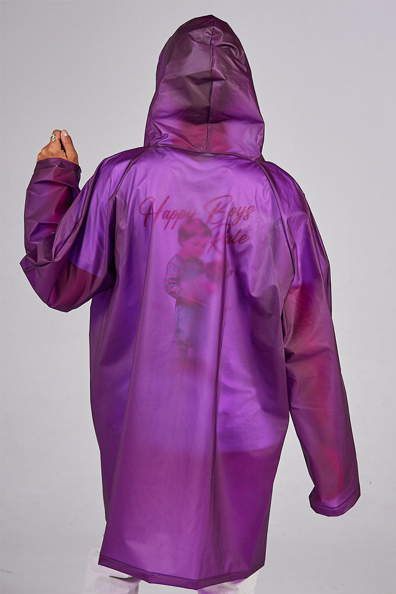 Capa Lluvia Morado Chic