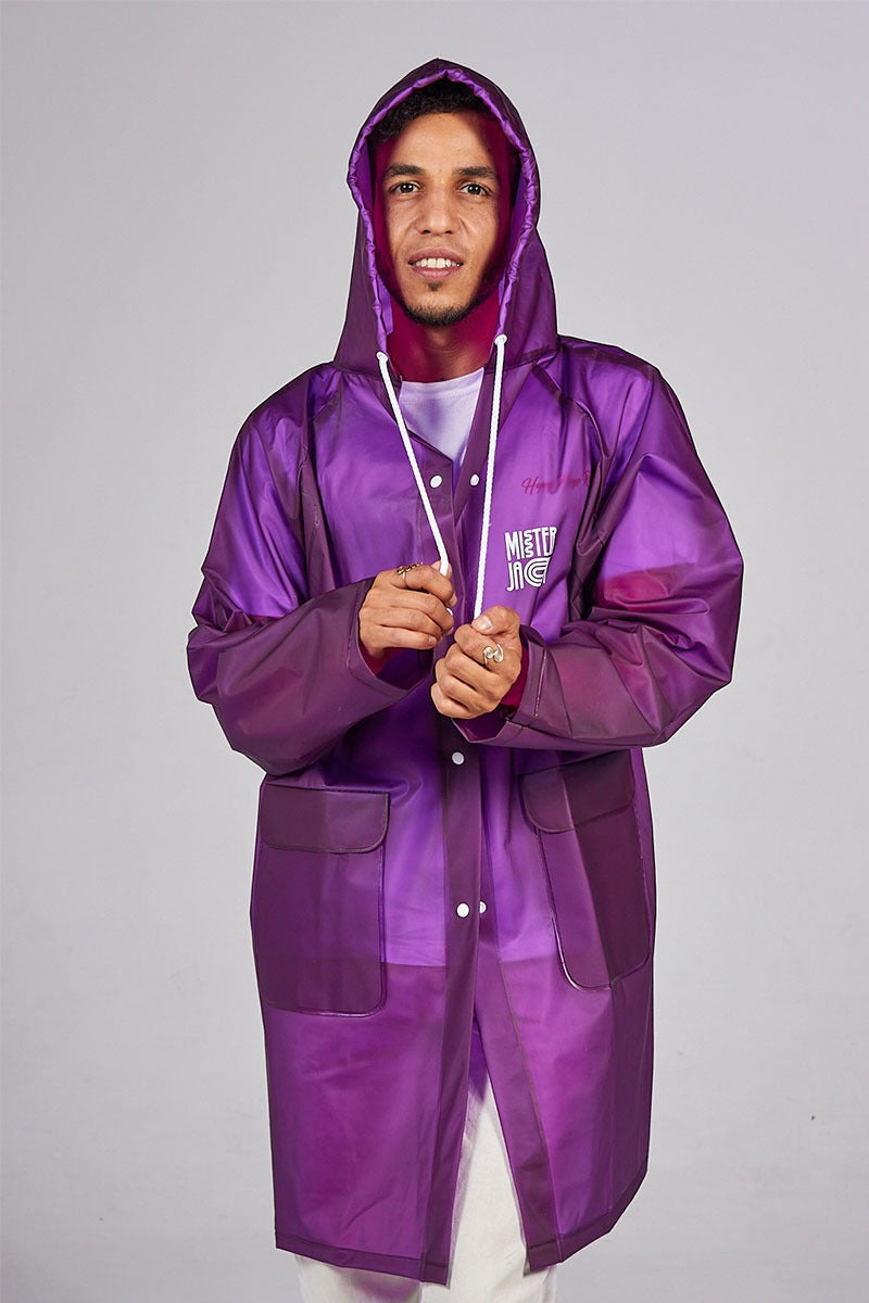 Capa Lluvia Morado Chic
