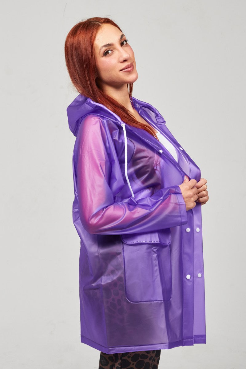Capa Lluvia Morado Chic