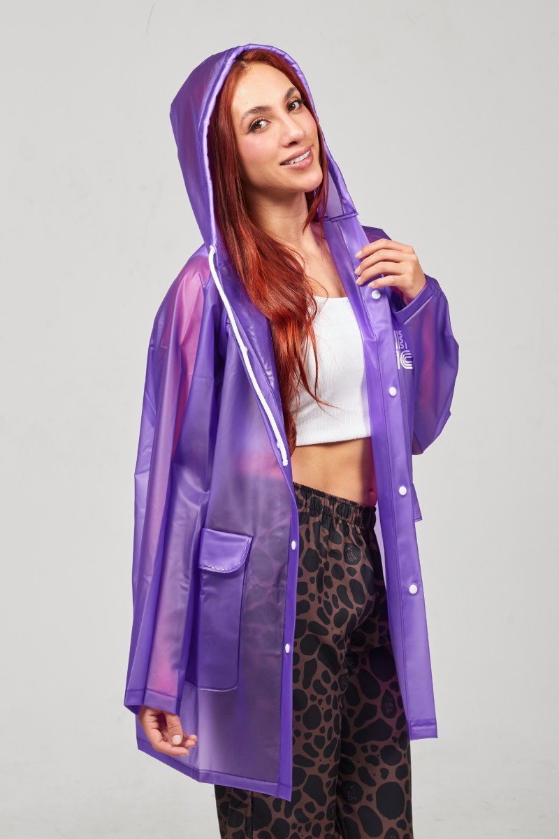 Capa Lluvia Morado Chic