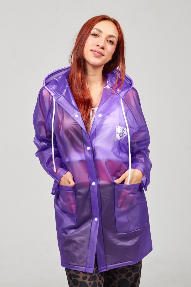Capa Lluvia Morado Chic