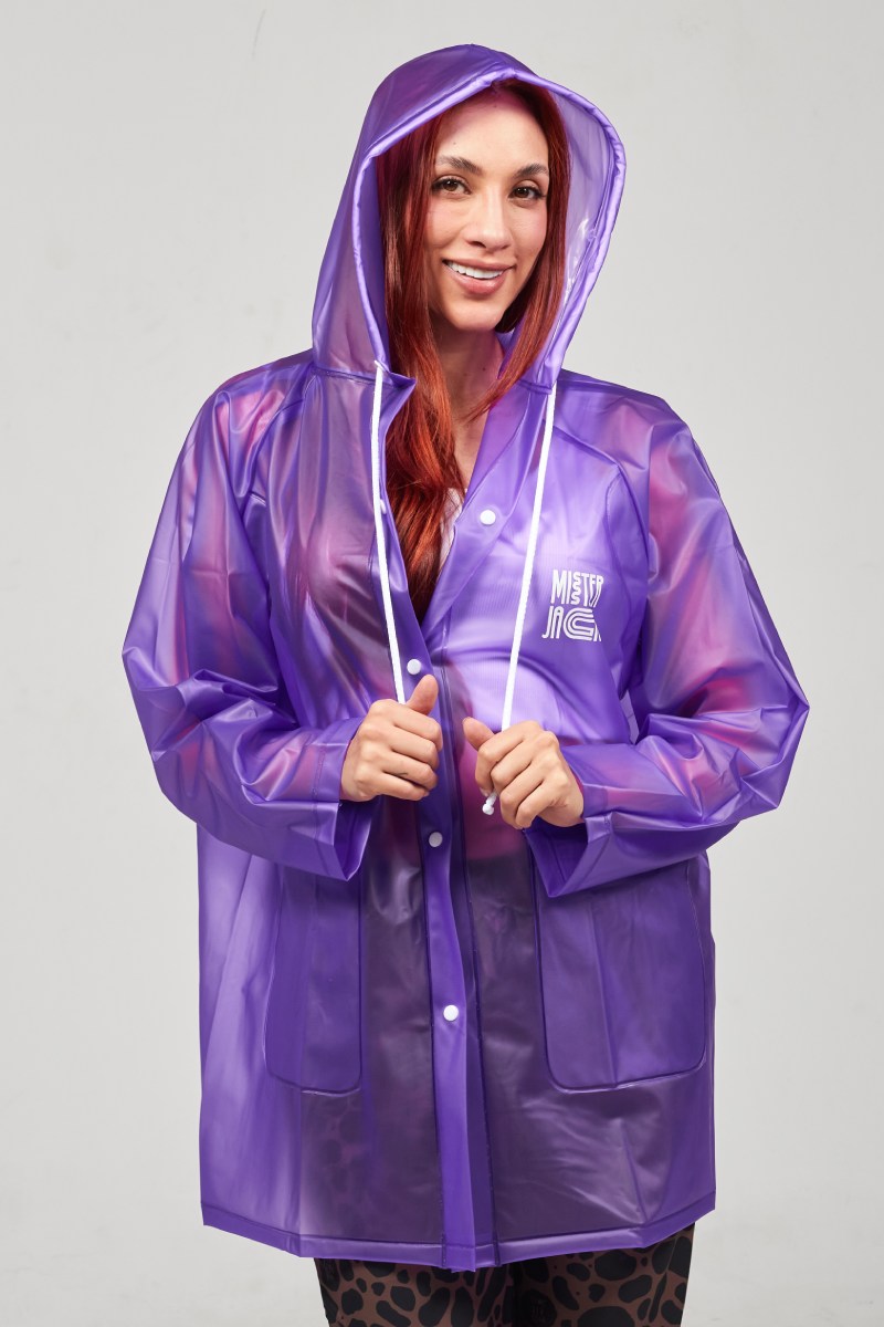 Capa Lluvia Morado Chic