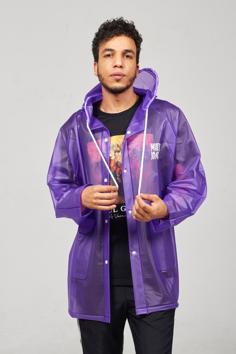 Capa Lluvia Morado Chic