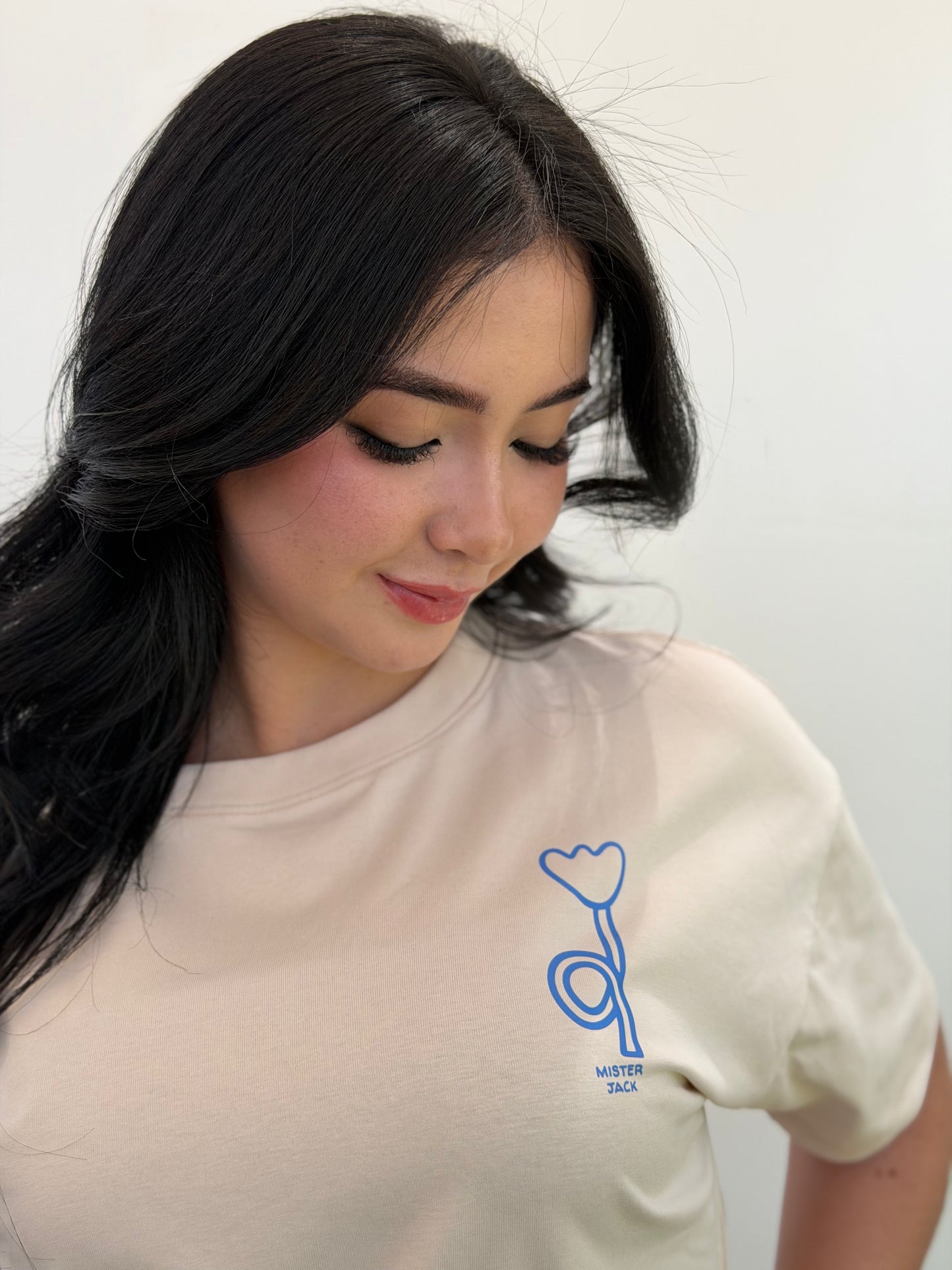 Camiseta Beige Instante