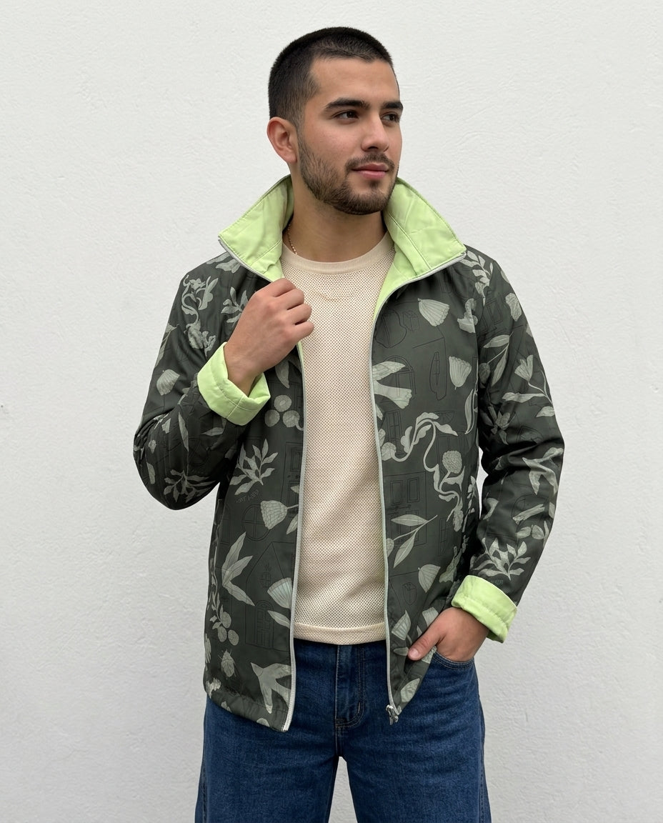 Chaqueta Doble Faz verde