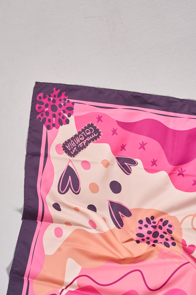 Pañoleta Rosa Estelar