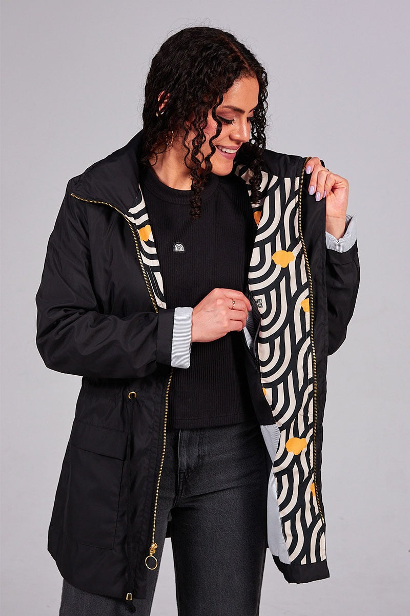 Parka Classic Negro Lluvia
