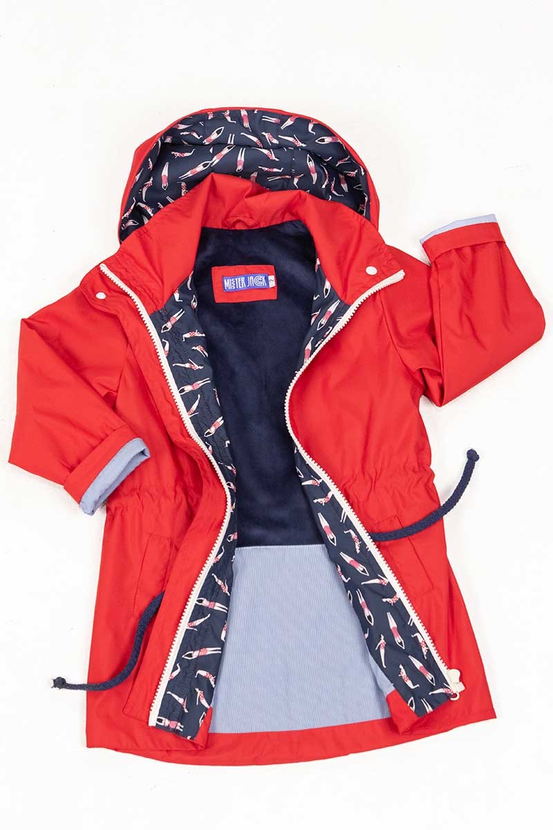 Parka Infantil Rojo