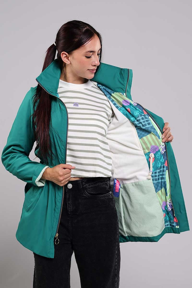 Parka Trench Verde Sweet