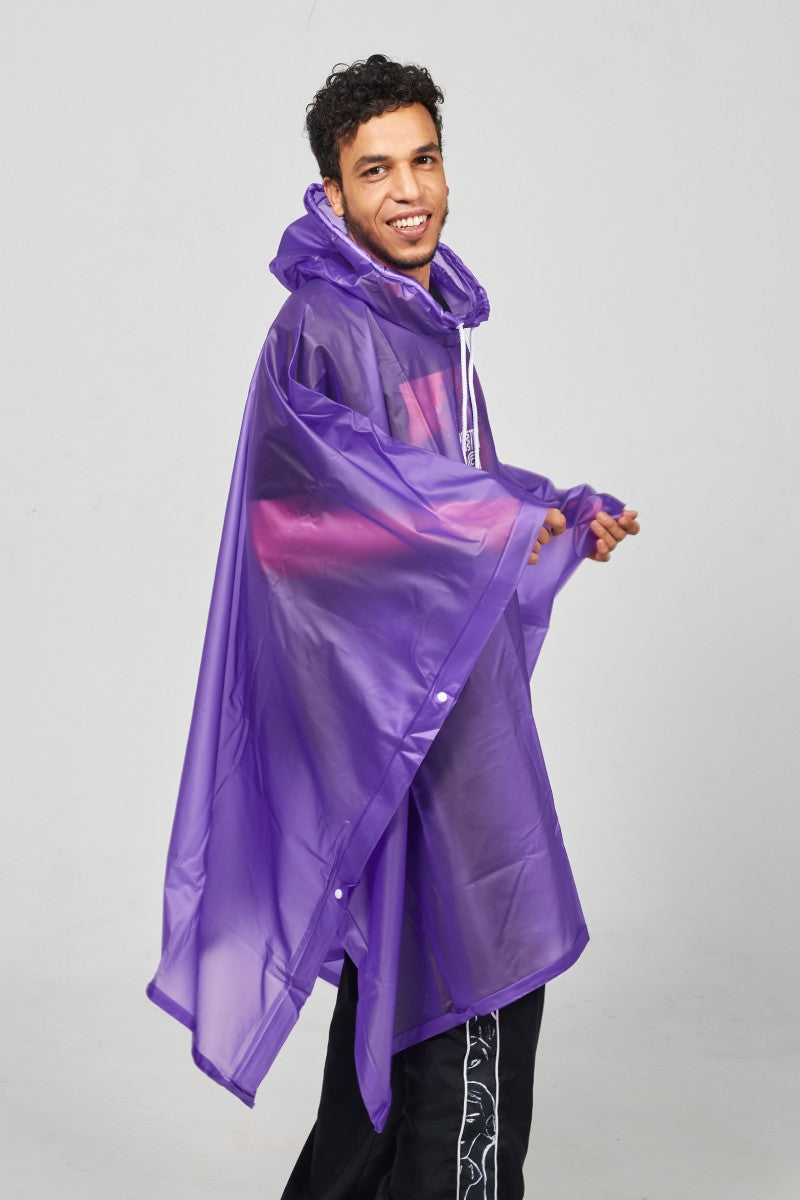 Poncho Stormy Morado Chic