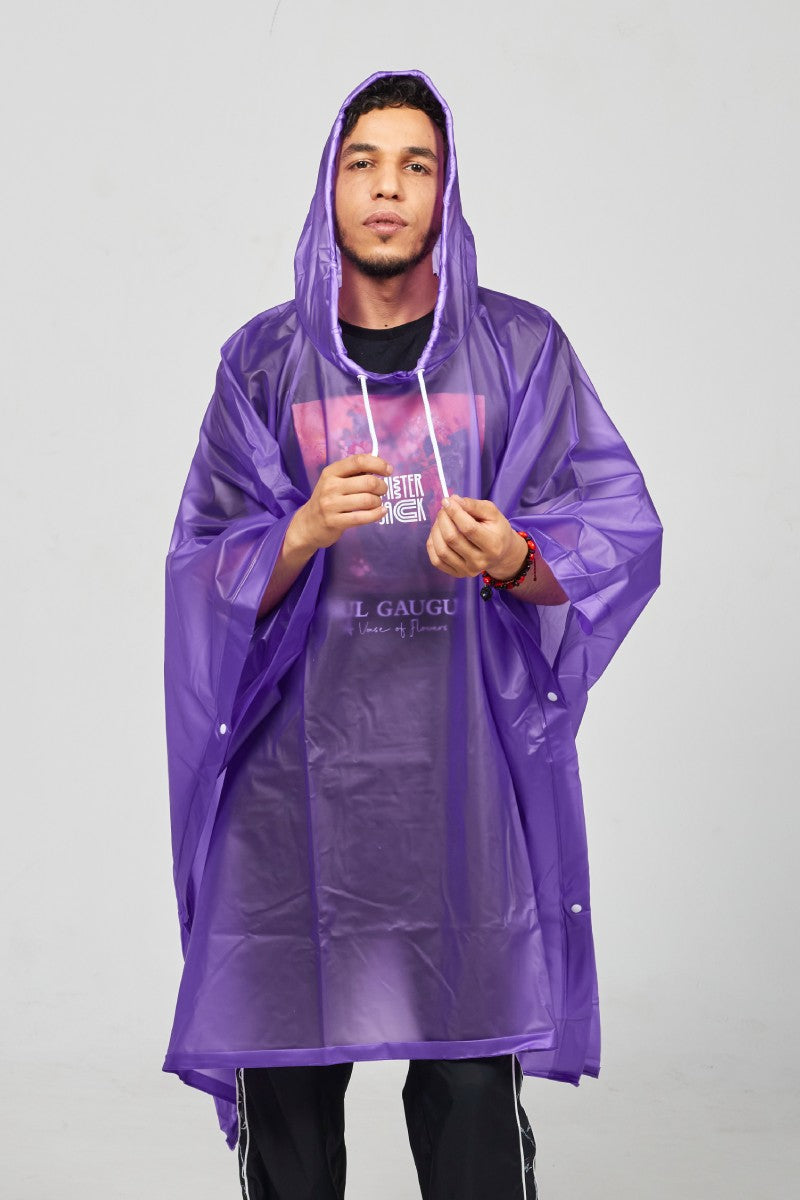 Poncho Stormy Morado Chic