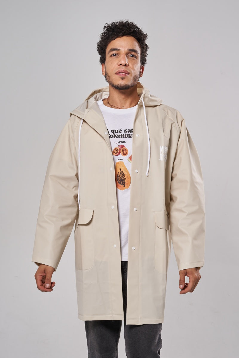 Raincoat Armor Crema Nublado