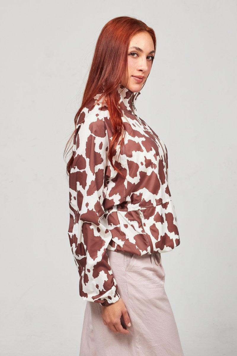 Chaqueta Rompevientos Terracota Wild