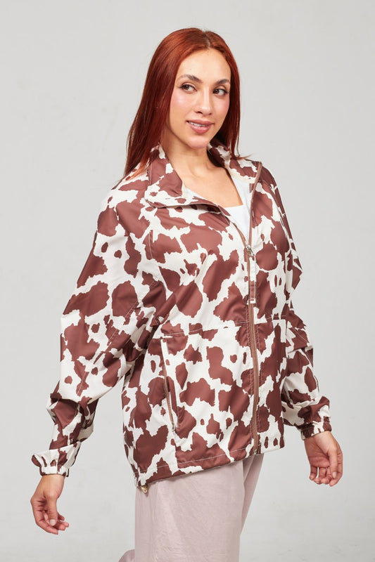 Chaqueta Rompevientos Terracota Wild