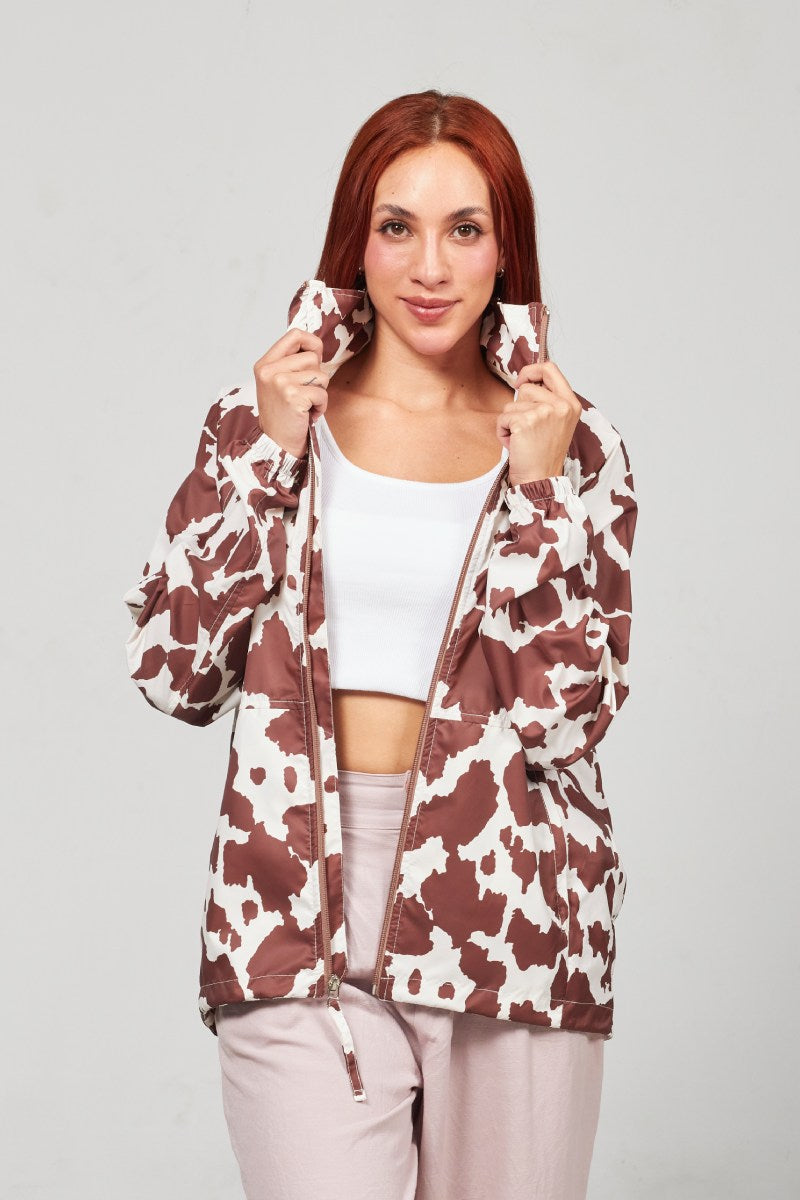 Chaqueta Rompevientos Terracota Wild