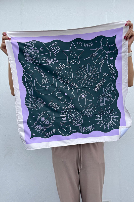 Pañoleta Floreciendo