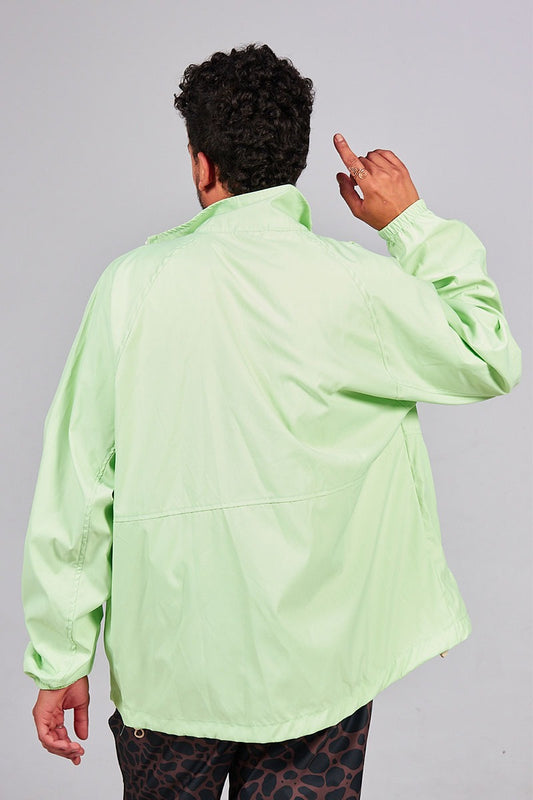 Chaqueta Rompevientos Verde Pistacho