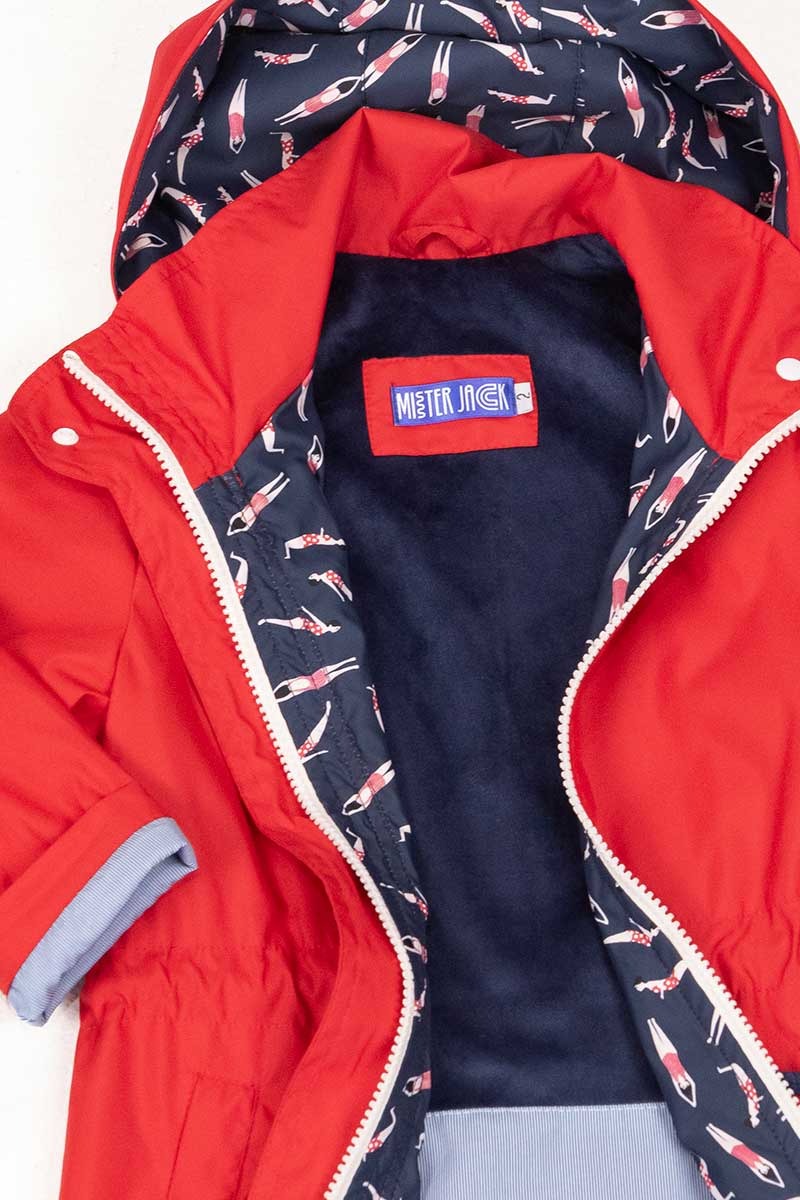 Parka Infantil Rojo