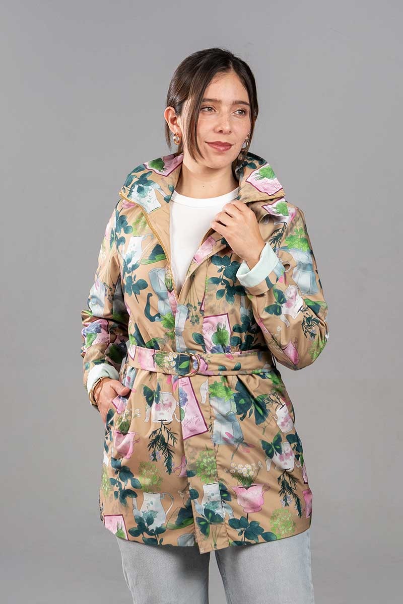 Parka Trench Camel Silvestre
