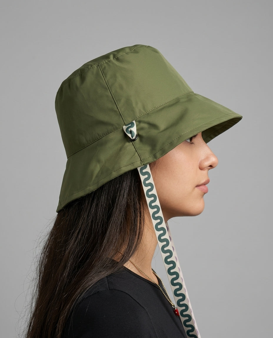 Bucket hat doble faz verde claro