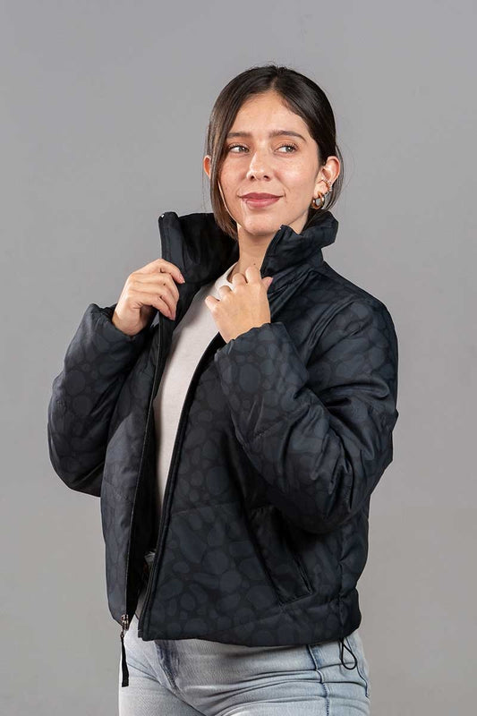 Puffer Jacket Negro Jaguar