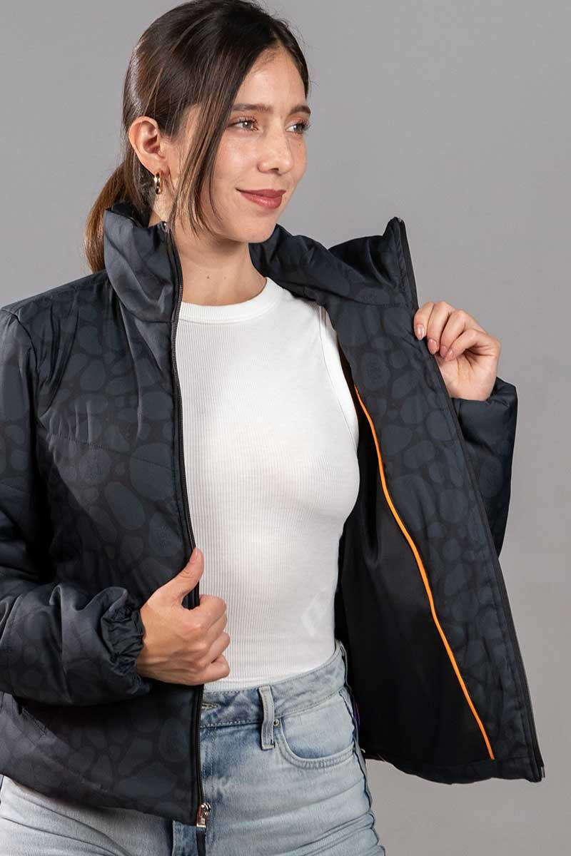 Puffer Jacket Negro Jaguar
