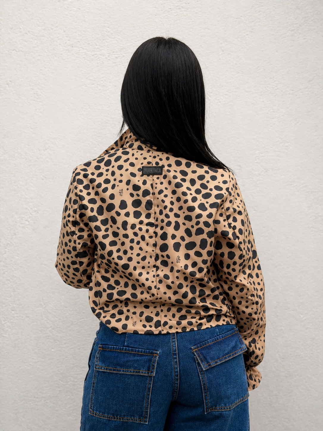 Chaqueta Corta Estampada Animal Print