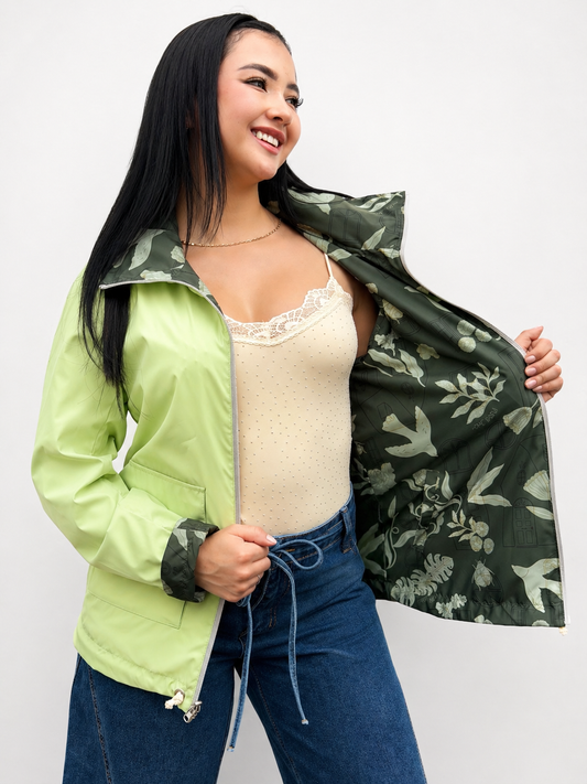 Chaqueta Doble Faz verde