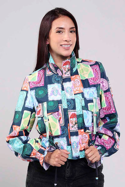 Sunset Jacket Azul Ginger