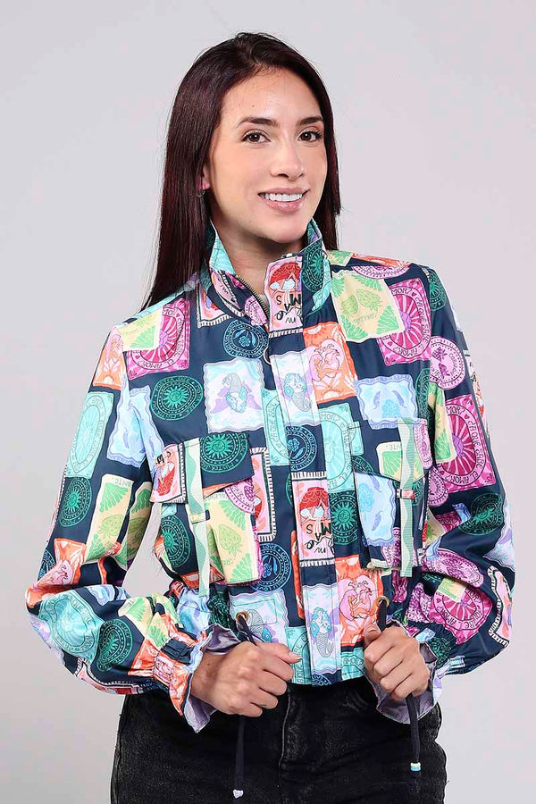 Sunset Jacket Azul Ginger