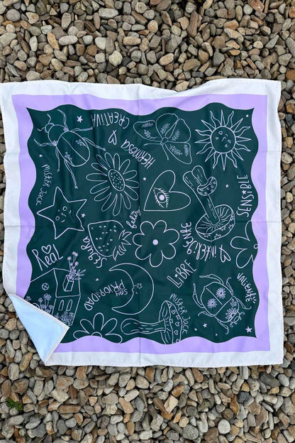 Pañoleta Floreciendo