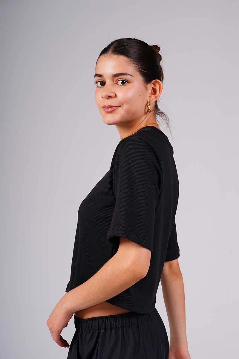 Camiseta Boxy Fit Unicolor
