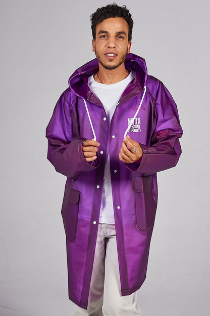 Capa Lluvia Morado Chic
