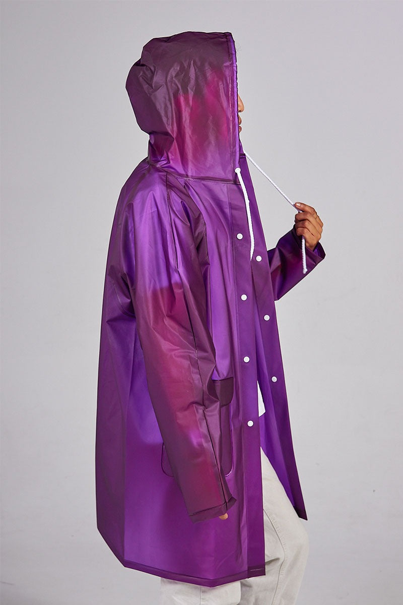 Capa Lluvia Morado Chic