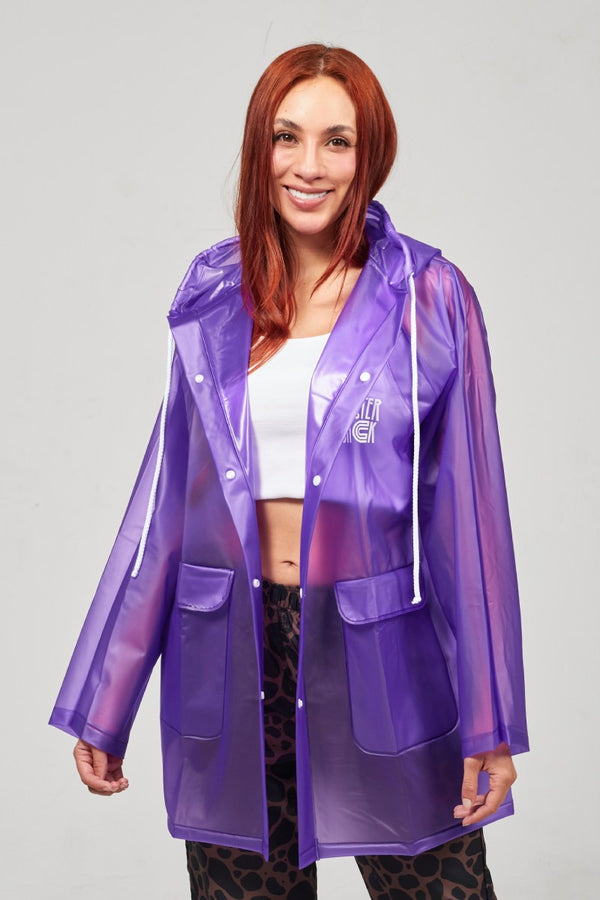 Capa Lluvia Morado Chic