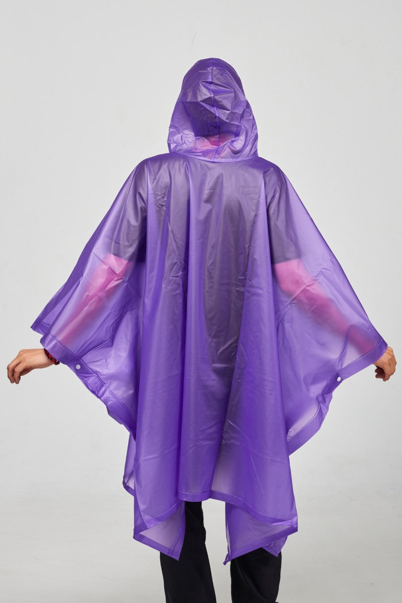 Poncho Stormy Morado Chic