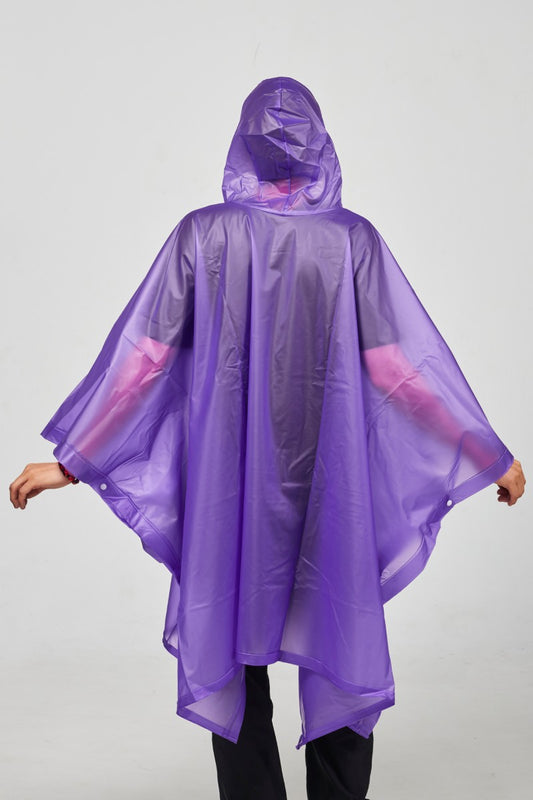 Poncho Stormy Morado Chic