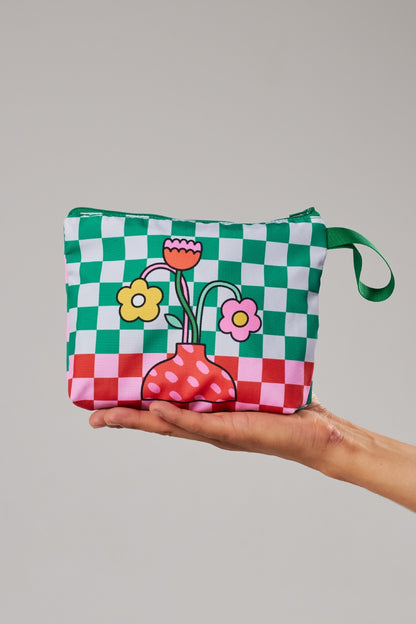 Cartuchera Botánica Pixelada