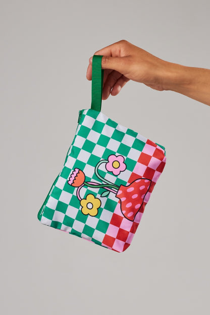 Cartuchera Botánica Pixelada