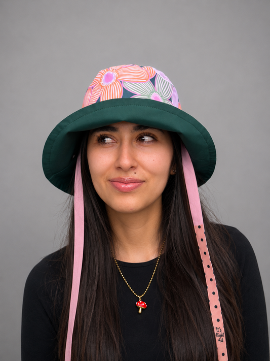 Bucket hat verde oscuro