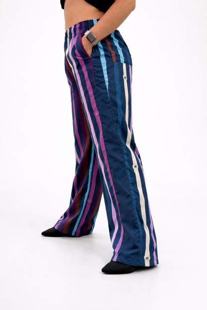 Pantalón Azul Ondeado