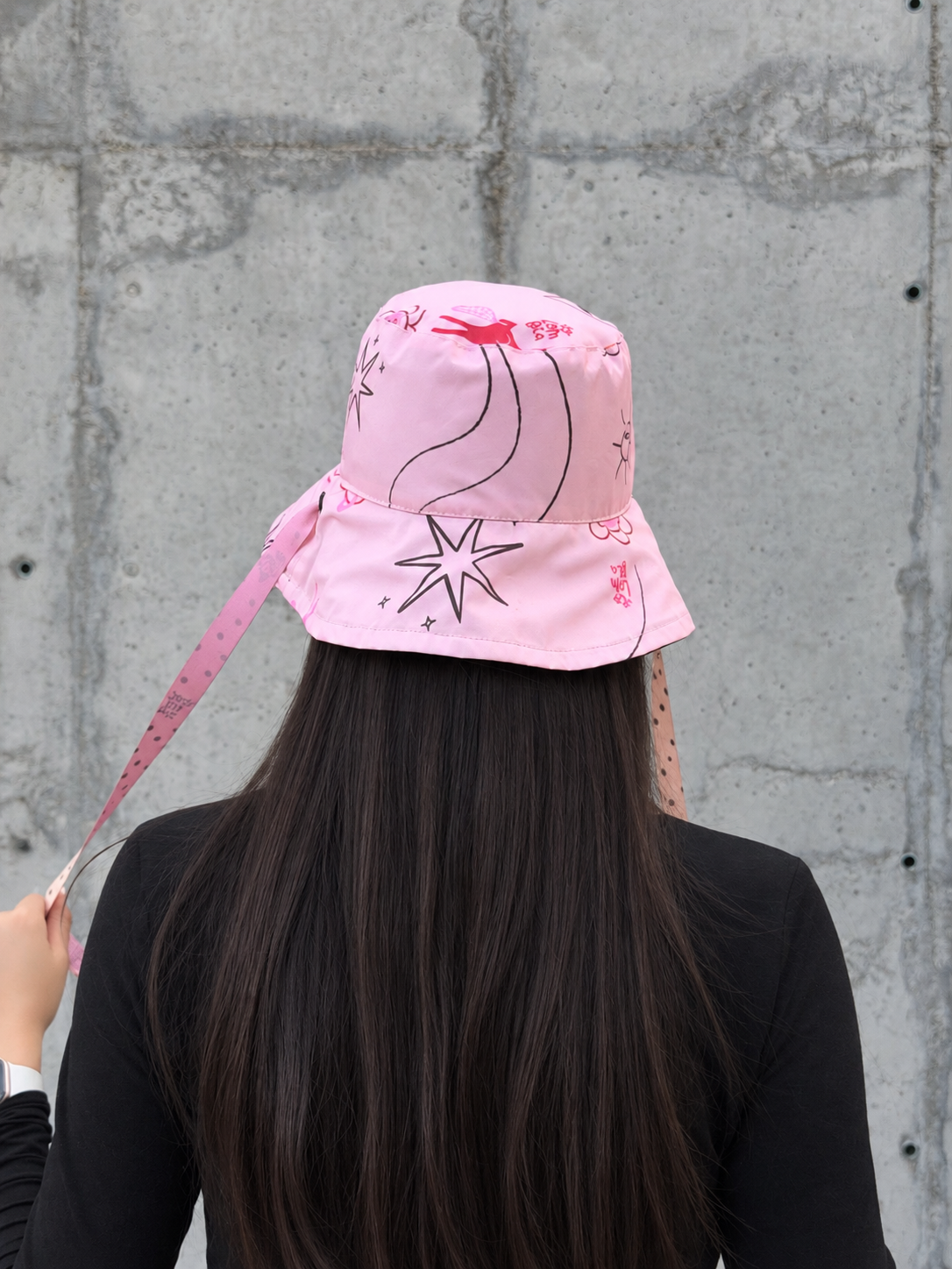 Bucket Hat Doble Faz Vinotinto Rosa