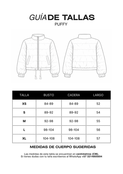 Chaqueta Puffy Noche Nublada