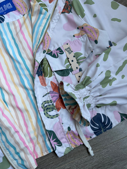 Chaqueta corta estampada  Orquídea Clara