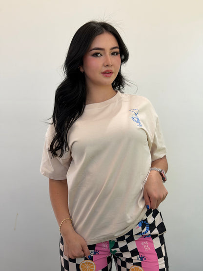 Camiseta Beige Instante