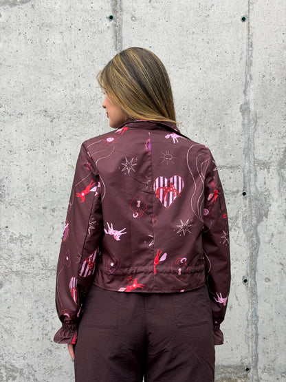 Chaqueta Corta Vinotinto