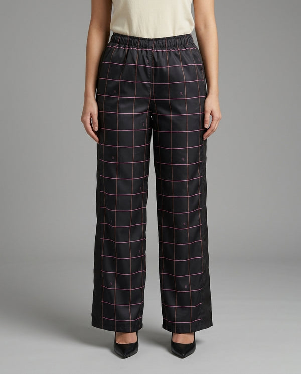 Pantalón Negro Cuadricula