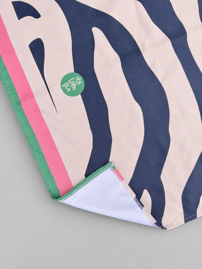 Toalla Estampada Zebra Beige