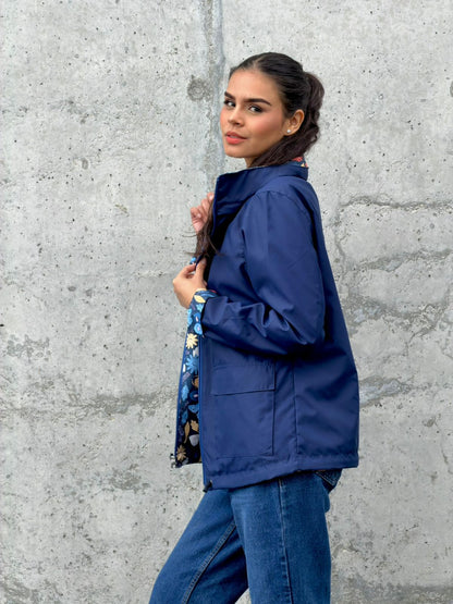 Chaqueta Doble Faz Flor humana